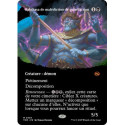 (Foil) Noire - Rakshasa de malédiction de putréfaction (V2 - Borderless clan) (M) [TDM]