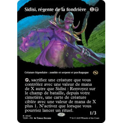 (Foil) Noire - Sidisi, régente de la fondrière (V2 - Borderless clan) (R) [TDM]
