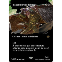 (Foil) Noire - Inspecteur de dolines (V2 - Borderless clan) (R) [TDM]