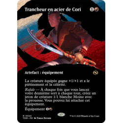 (Foil) Rouge - Trancheur en acier de Cori (V2 - Borderless clan) (R) [TDM]