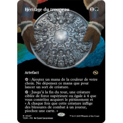 (Foil) Verte - Héritage du troupeau (V2 - Borderless clan) (R) [TDM]