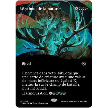 (Foil) Verte - Rythme de la nature (V2 - Borderless clan) (R) [TDM]