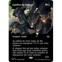 (Foil) Verte - Gardien du bosquet (V2 - Borderless clan) (R) [TDM]