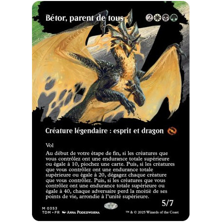 (Foil) Multicolore - Bétor, parent de tous (V3 - Borderless clan) (M) [TDM]