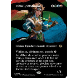 (Foil) Multicolore - Eshki Griffedragon (V2 - Borderless clan) (R) [TDM]