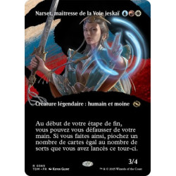 (Foil) Multicolore - Narset, maîtresse de la Voie jeskaï (V2 - Borderless clan) (R) [TDM]