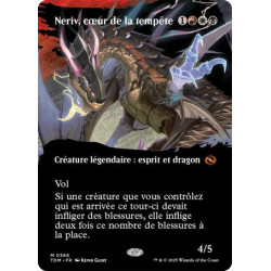 (Foil) Multicolore - Neriv, cœur de la tempête (V3 - Borderless clan) (M) [TDM]