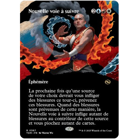 (Foil) Multicolore - Nouvelle voie à suivre (V2 - Borderless clan) (R) [TDM]
