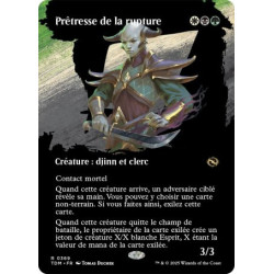 (Foil) Multicolore - Prêtresse de la rupture (V2 - Borderless clan) (R) [TDM]
