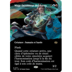 (Foil) Multicolore - Mage façonneur de chants (V2 - Borderless clan) (R) [TDM]