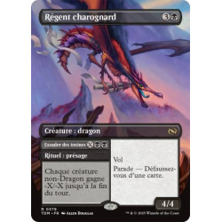 (Foil) Noire - Régent charognard // Exsuder des Toxines (V2 - Borderless Reversible) (R) [TDM]