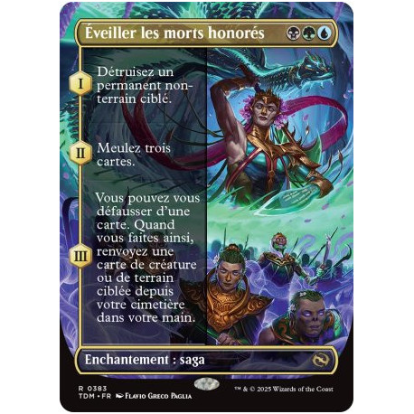 (Foil) Multicolore - Éveiller les morts honorés (V2 - Borderless) (R) [TDM]
