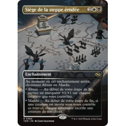 (Foil) Multicolore - Siège de la steppe érodée (V2 - Borderless) (R) [TDM]