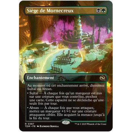 (Foil) Multicolore - Siège de Mornecreux (V2 - Borderless) (R) [TDM]