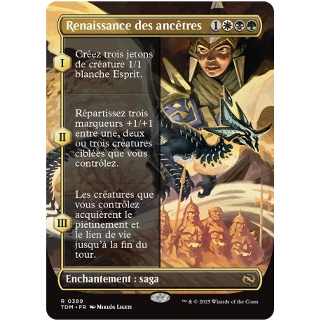 (Foil) Multicolore - Renaissance des ancêtres (V2 - Borderless) (R) [TDM]