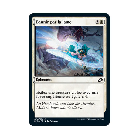 (Foil) Blanche - Bannir par la lame (C) [IKO]