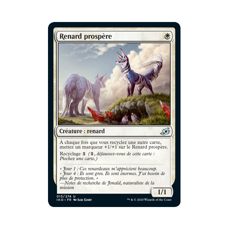 (Foil) Blanche - Renard prospère (U) [IKO]