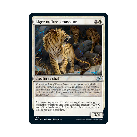 (Foil) Blanche - Ligre maître-chasseur (V1) (U) [IKO]