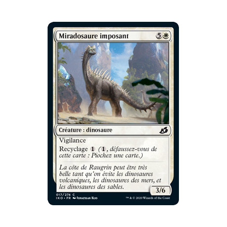 (Foil) Blanche - Miradosaure imposant (C) [IKO]