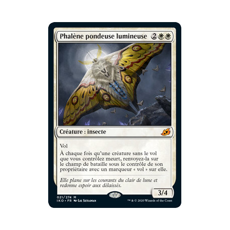 (Foil) Blanche - Phalène pondeuse lumineuse (M) [IKO]