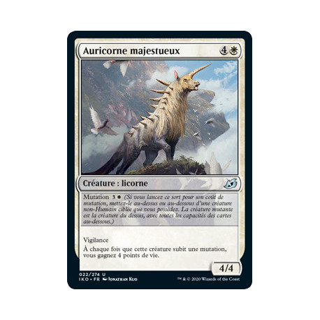 (Foil) Blanche - Auricorne majestueux (V1) (U) [IKO]