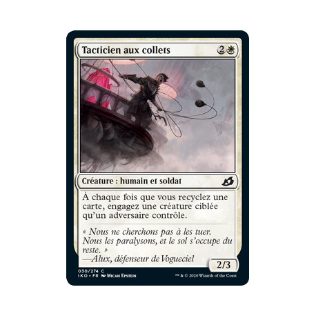 (Foil) Blanche - Tacticien aux collets (C) [IKO]