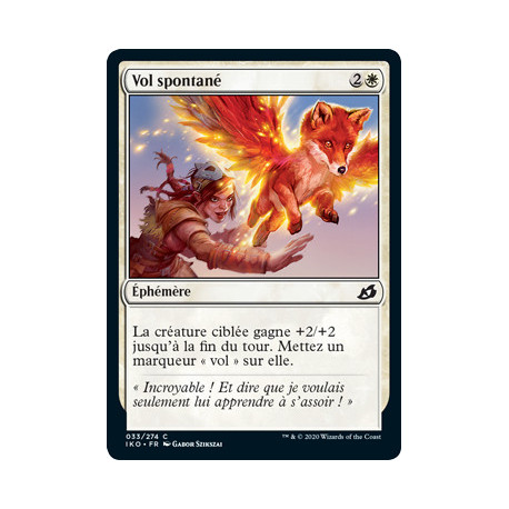 (Foil) Blanche - Vol spontané (C) [IKO]