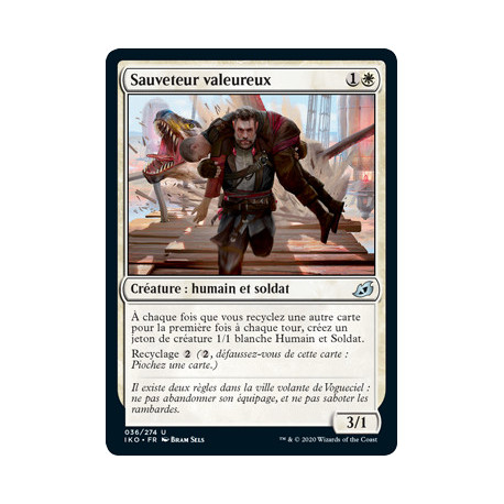 (Foil) Blanche - Sauveteur valeureux (U) [IKO]