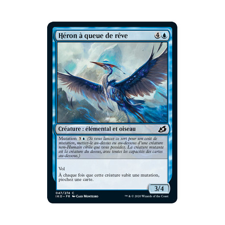 (Foil) Bleue - Héron à queue de rêve (V1) (C) [IKO]