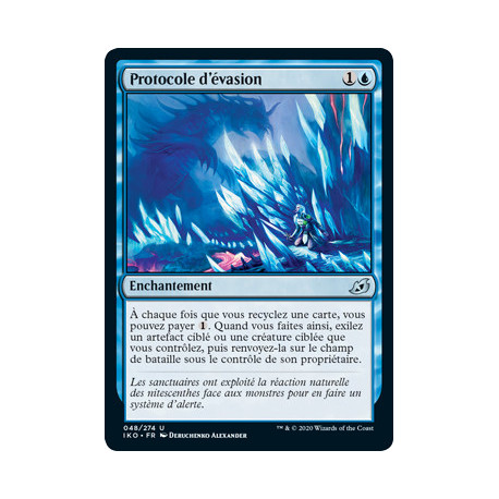 (Foil) Bleue - Protocole d'évasion (U) [IKO]
