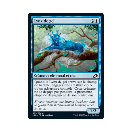 (Foil) Bleue - Lynx de gel (C) [IKO]