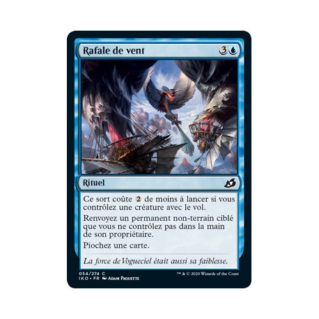(Foil) Bleue - Rafale de vent (C) [IKO]