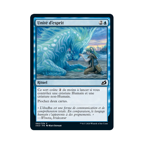 (Foil) Bleue - Unité d'esprit (C) [IKO]