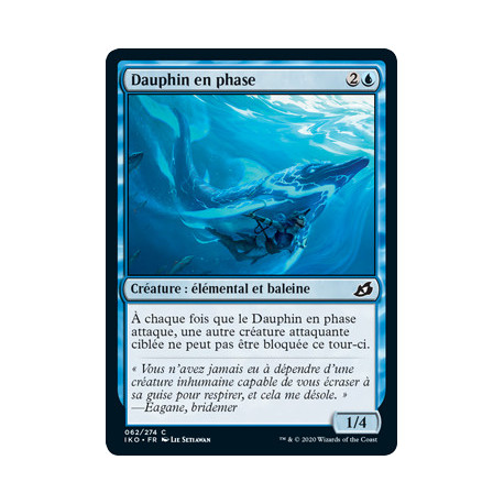 (Foil) Bleue - Dauphin en phase (C) [IKO]