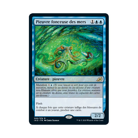 (Foil) Bleue - Pieuvre fonceuse des mers (V1) (R) [IKO]