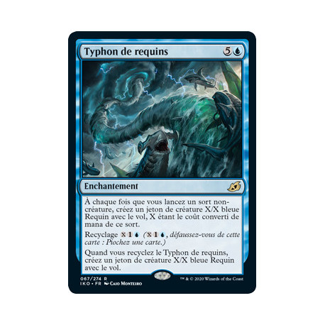(Foil) Bleue - Typhon de requins (R) [IKO]