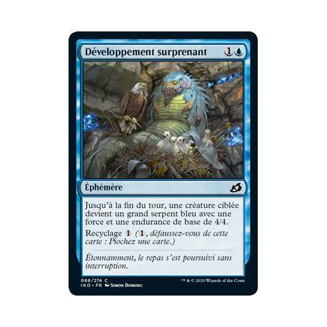 (Foil) Bleue - Développement surprenant (C) [IKO]