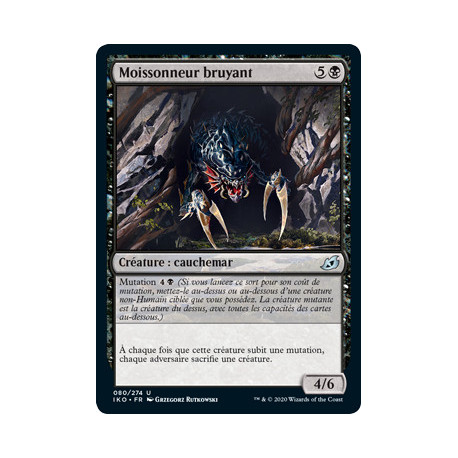 (Foil) Noire - Moissonneur bruyant (V1) (U) [IKO]
