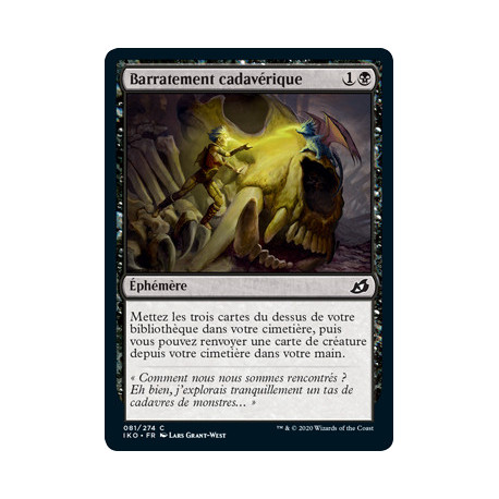 (Foil) Noire - Barratement cadavérique (C) [IKO]