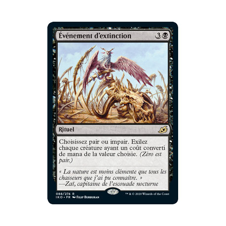 (Foil) Noire - Événement d'extinction (R) [IKO]