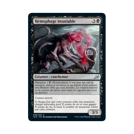 (Foil) Noire - Hémophage insatiable (V1) (U) [IKO]