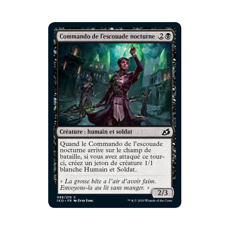 (Foil) Noire - Commando de l'escouade nocturne (C) [IKO]