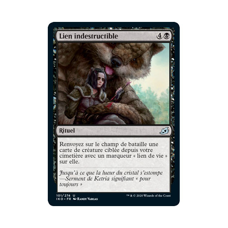 (Foil) Noire - Lien indestructible (U) [IKO]