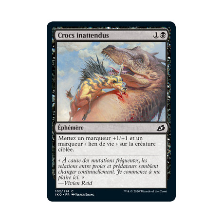 (Foil) Noire - Crocs inattendus (C) [IKO]