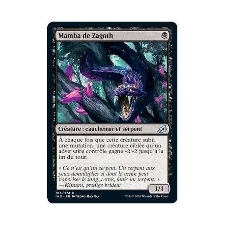 (Foil) Noire - Mamba de Zagoth (U) [IKO]