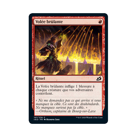 (Foil) Rouge - Volée brûlante (C) [IKO]