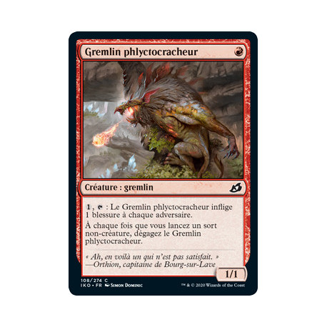 (Foil) Rouge - Gremlin phlyctocracheur (C) [IKO]