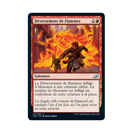 (Foil) Rouge - Déversement de flammes (U) [IKO]