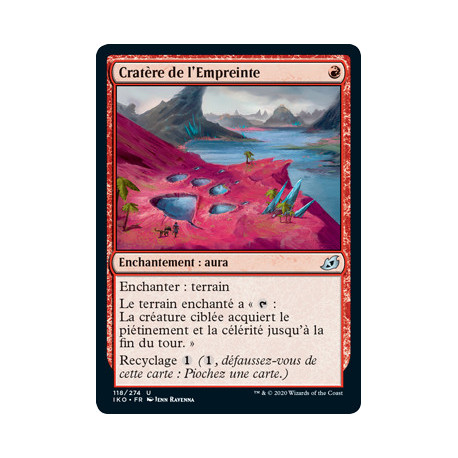 (Foil) Rouge - Cratère de l'Empreinte (U) [IKO]