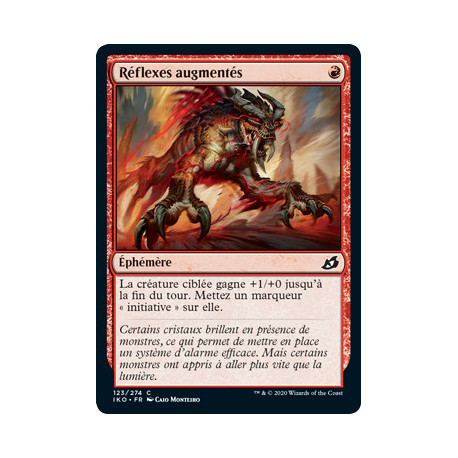 (Foil) Rouge - Réflexes augmentés (C) [IKO]